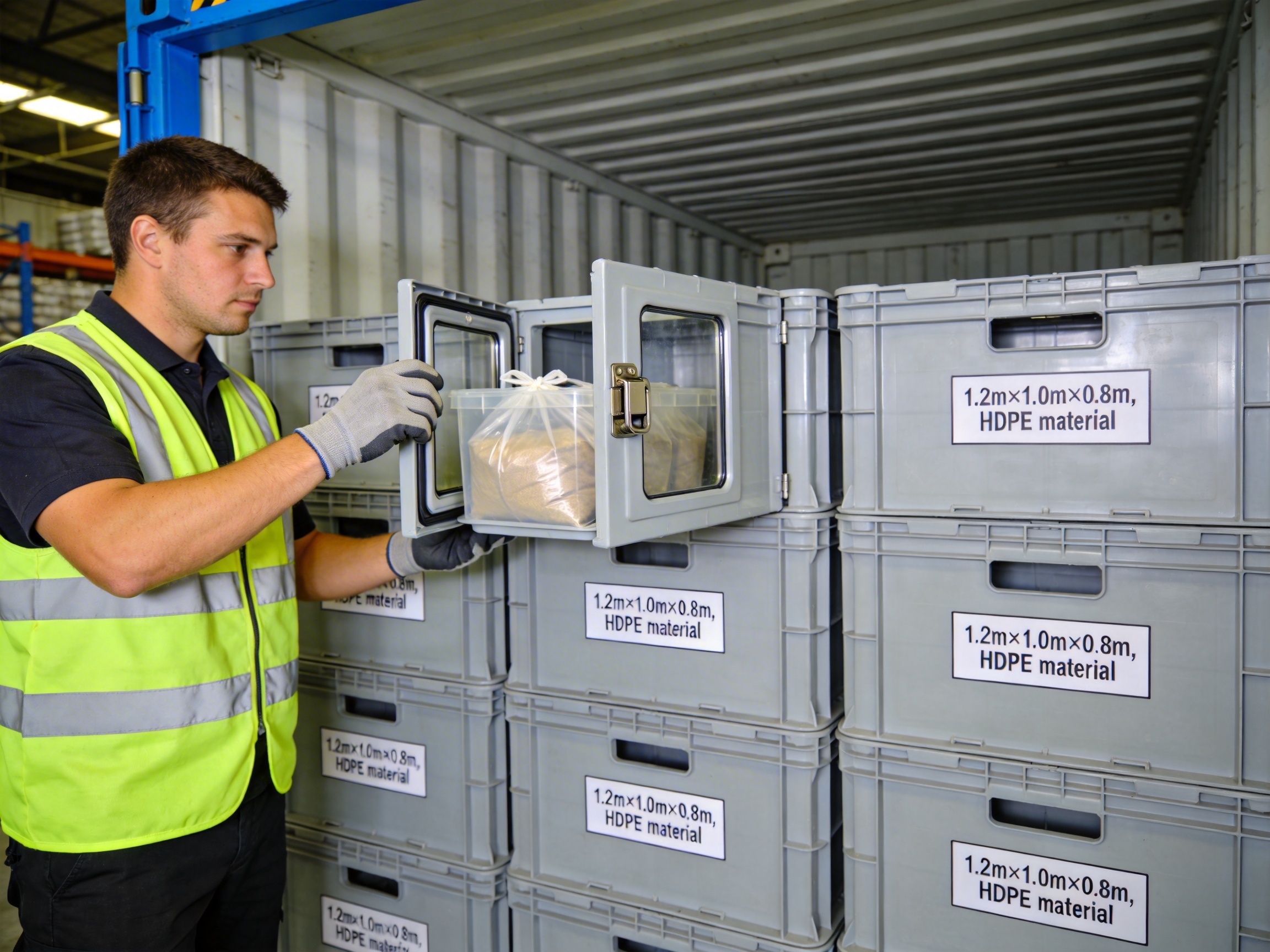 HSPC1200-2D Plastic Crate: Redefining Industrial Storage and Transport Efficiency