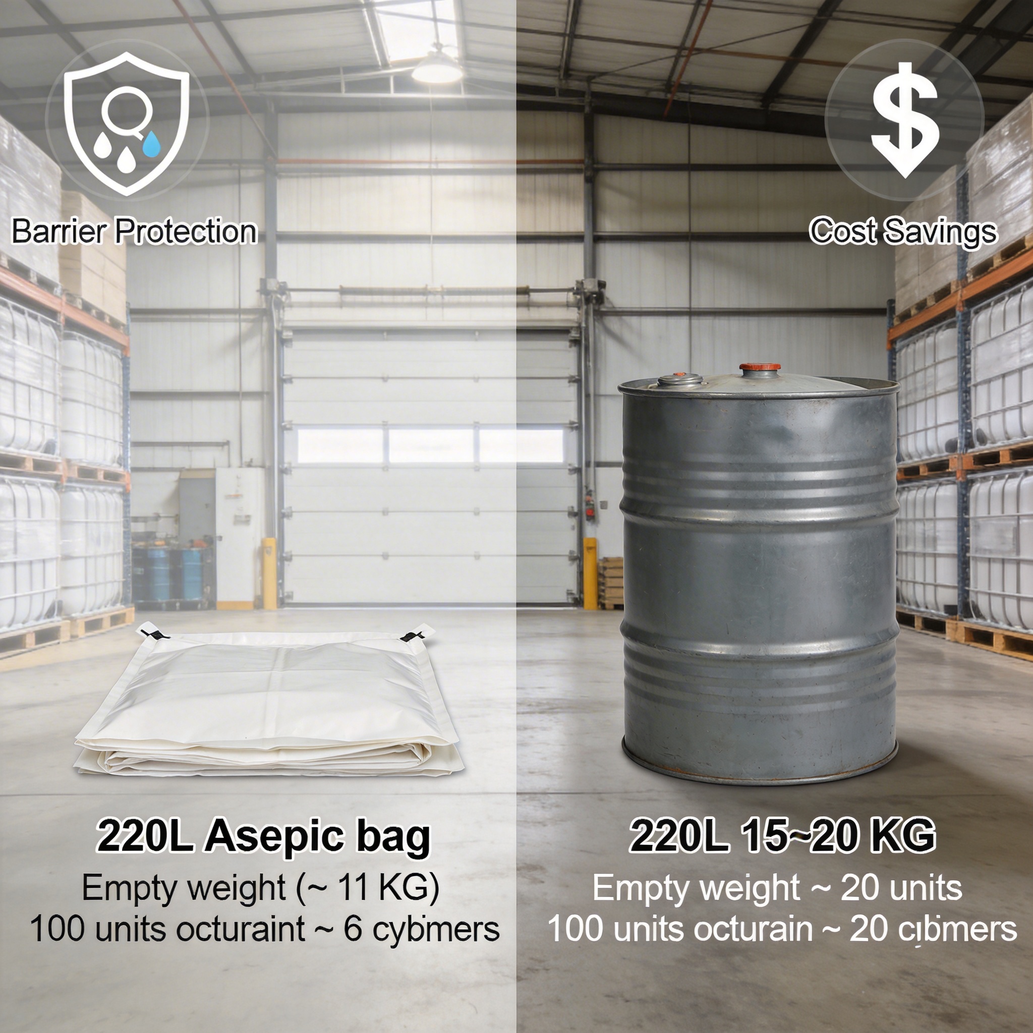 220L Aseptic Bags: Revolutionizing Liquid Food Storage and Transportation